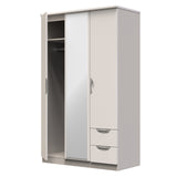 Camden Triple Mirror + Drawer Wardrobe