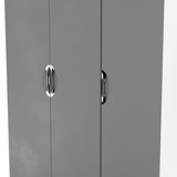 Camden Tall Triple Plain + Drawer Wardrobe