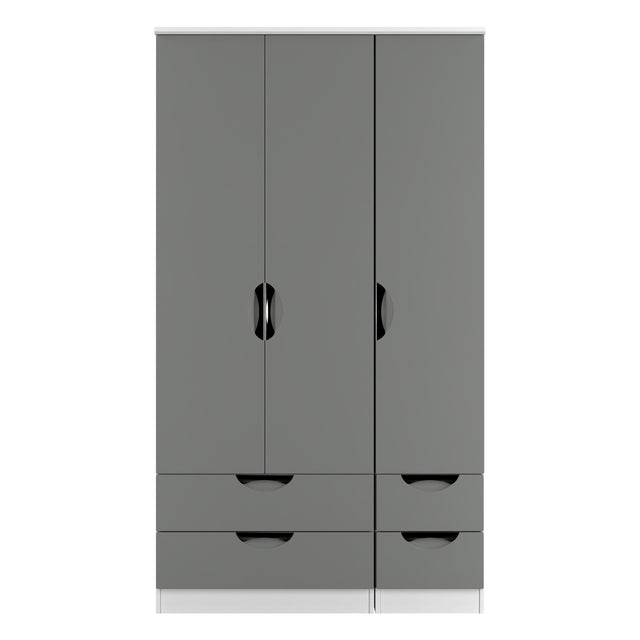 Camden Tall Triple 2 Drawer + Drawer Wardrobe
