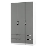 Camden Tall Triple 2 Drawer + Drawer Wardrobe