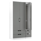 Camden Tall Triple 2 Drawer + Drawer Wardrobe