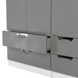 Camden Tall Triple 2 Drawer + Drawer Wardrobe
