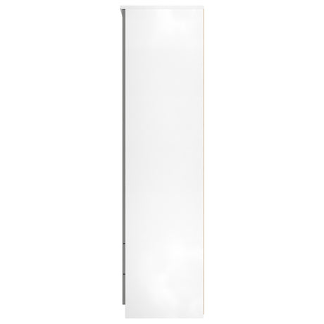 Camden Tall Triple 2 Drawer Mirror + Drawer Wardrobe