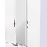 Camden Tall Triple 2 Drawer Mirror + Drawer Wardrobe
