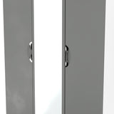 Camden Tall Triple Mirror + Drawer Wardrobe