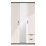 Camden Tall Triple Mirror + Drawer Wardrobe