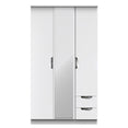 Camden Tall Triple Mirror + Drawer Wardrobe