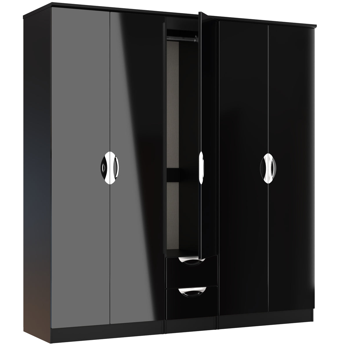Camden 5 Door 2 Drawer Wardrobe
