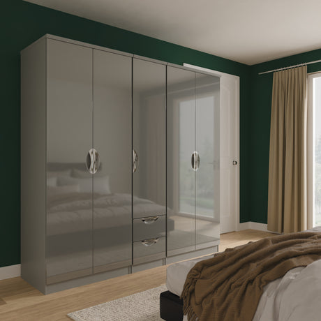 Camden 5 Door 2 Drawer Wardrobe
