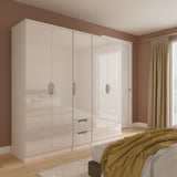 Camden 5 Door 2 Drawer Wardrobe