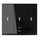 Camden 6 Door 2 Drawer Double Wardrobe