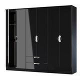 Camden 6 Door 2 Drawer Double Wardrobe