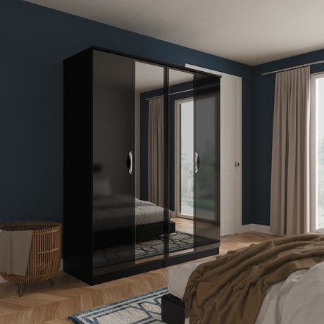 Camden 4 Door Double Wardrobe