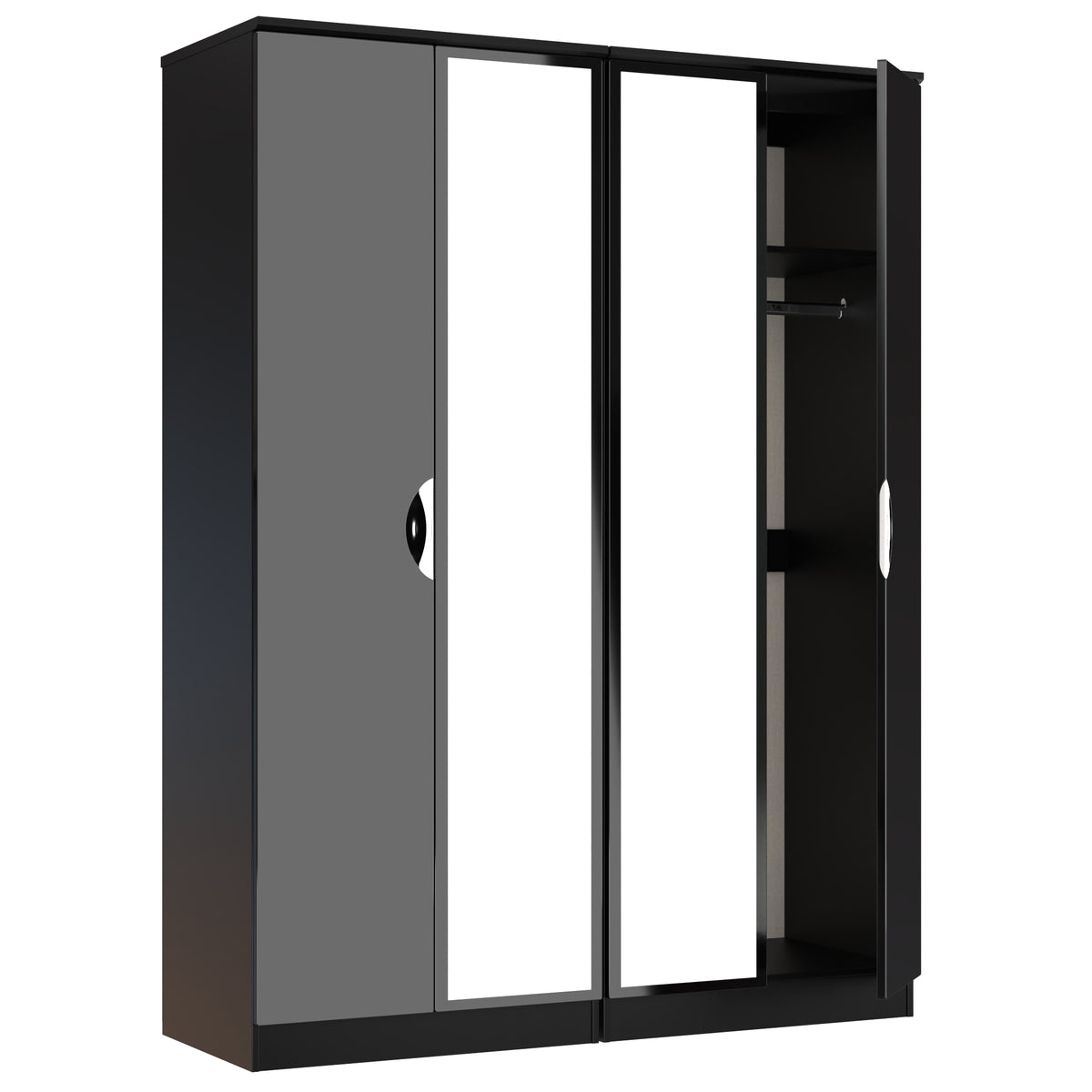 Camden 4 Door Double Wardrobe