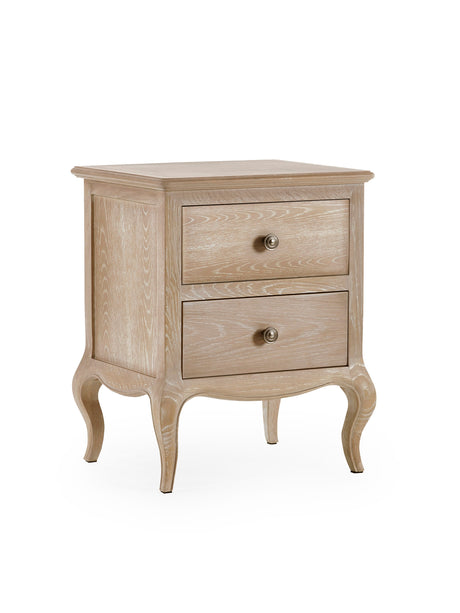 Camille French Style 2 Drawer Bedside Table