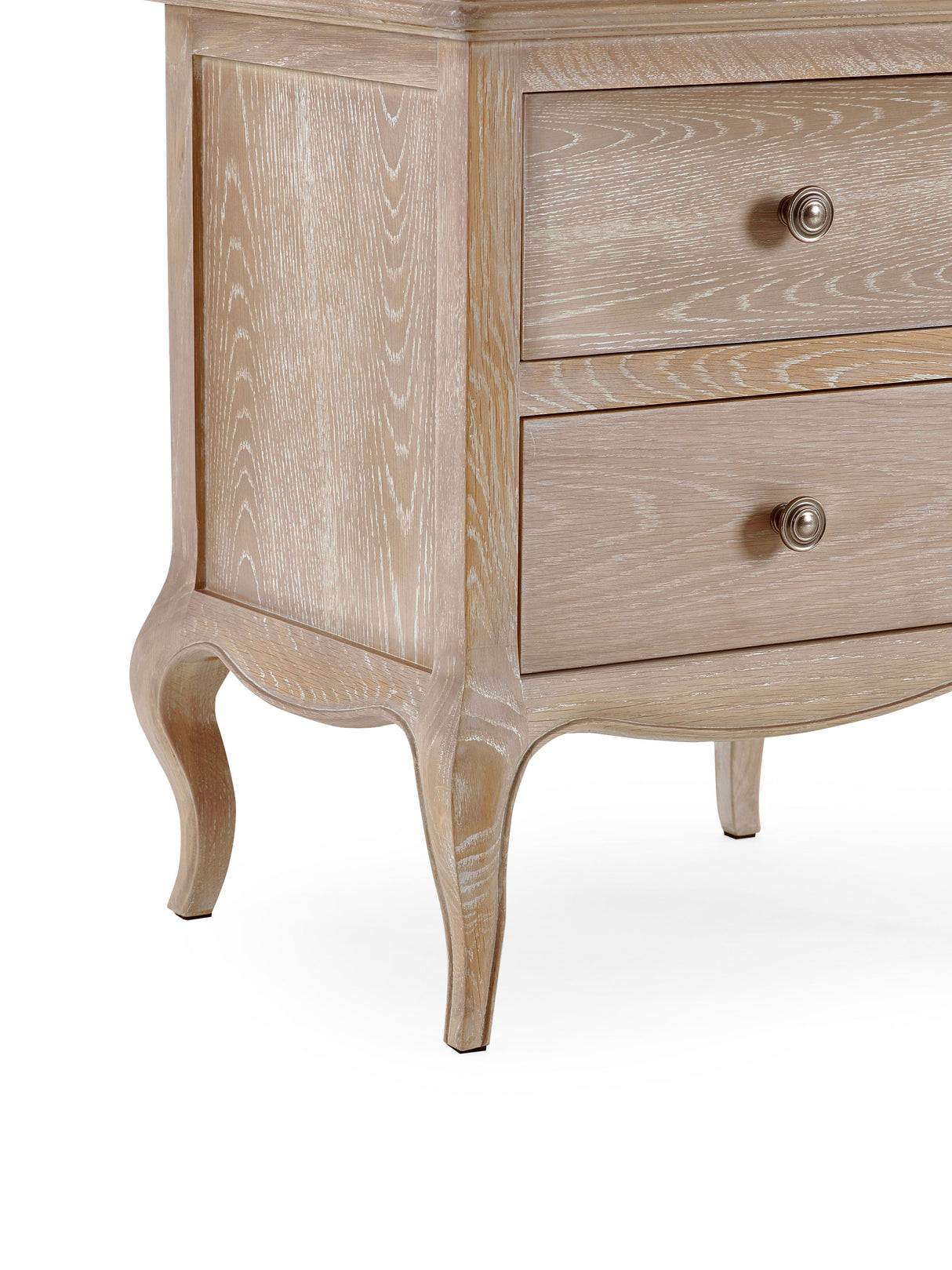 Camille French Style 2 Drawer Bedside Table