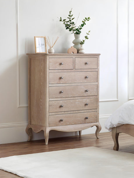 Camille French Style 6 Drawer Chest (4+2)