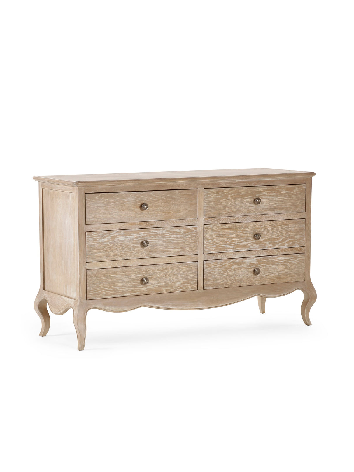 Camille French Style 6 Drawer Wide Chest