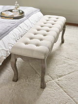 Camille French Style Upholstered Bench