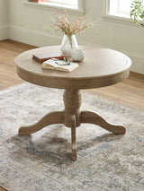 Camille French Style Round to Oval 4-6 Seater Extending Dining Table