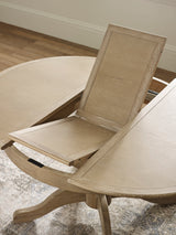 Camille French Style Round to Oval 4-6 Seater Extending Dining Table
