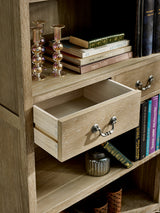 Camille French Style Tall Bookcase with Drawers
