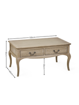 Camille French Style Rectangular Coffee Table