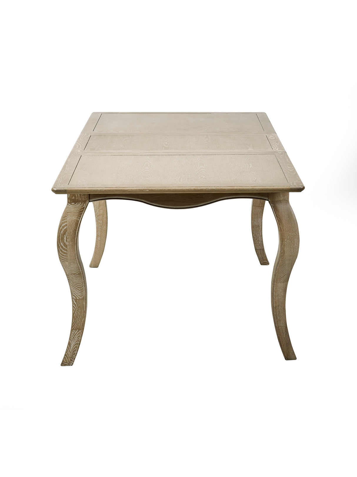 Camille French Style Rectangular 4-6 Seater Extending Dining Table