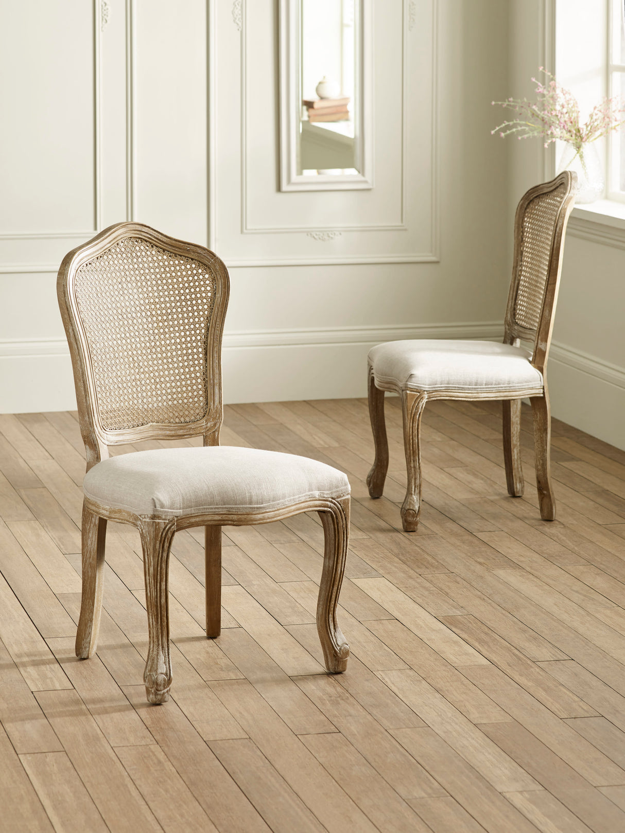 Camille French Style Rattan Dining Chair (Set of 2)