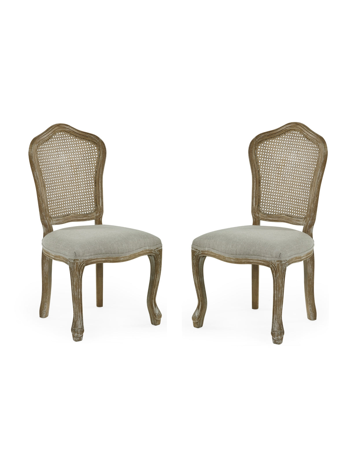 Camille French Style Rattan Dining Chair (Set of 2)