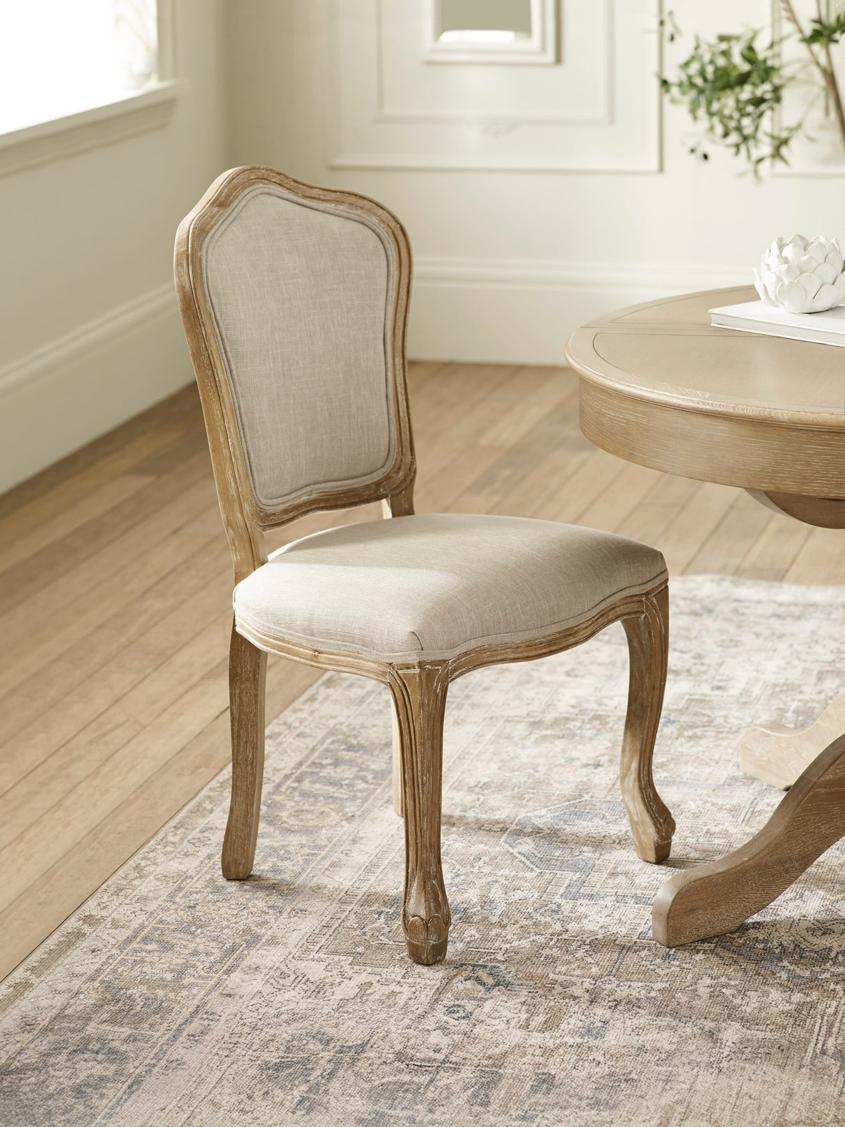 Camille French Style Upholstered Dining Chair (Set of 2)