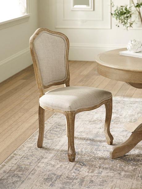 Camille French Style Upholstered Dining Chair (Set of 2)
