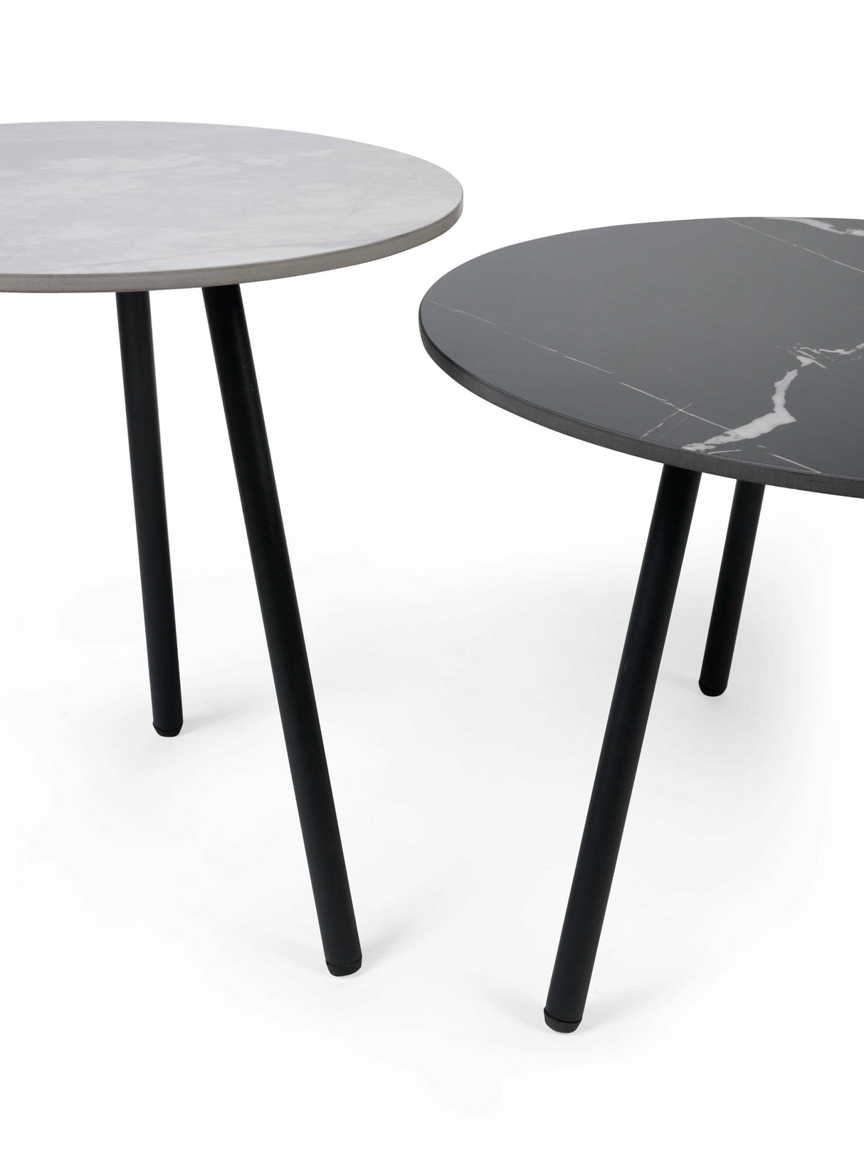 Casper Round Side Tables (Set of 2)
