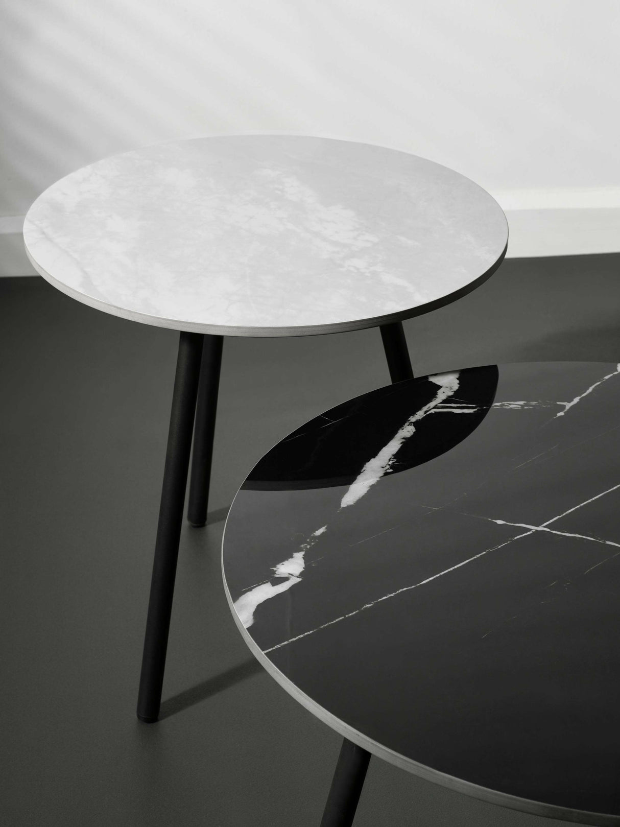 Casper Round Side Tables (Set of 2)