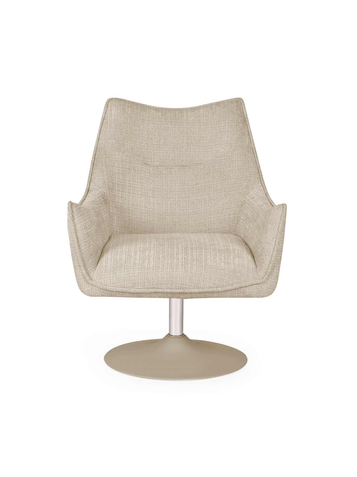 Caspian Upholstered Swivel Lounge Chair