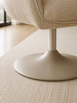 Caspian Upholstered Swivel Lounge Chair