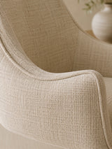 Caspian Upholstered Swivel Lounge Chair