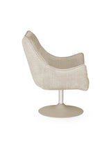 Caspian Upholstered Swivel Lounge Chair