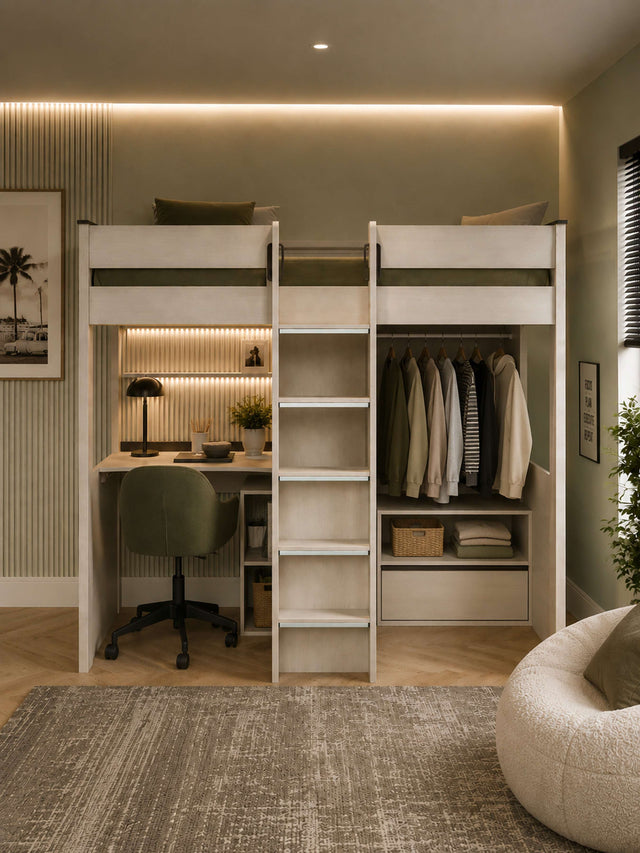 Celeste Highsleeper with Desk