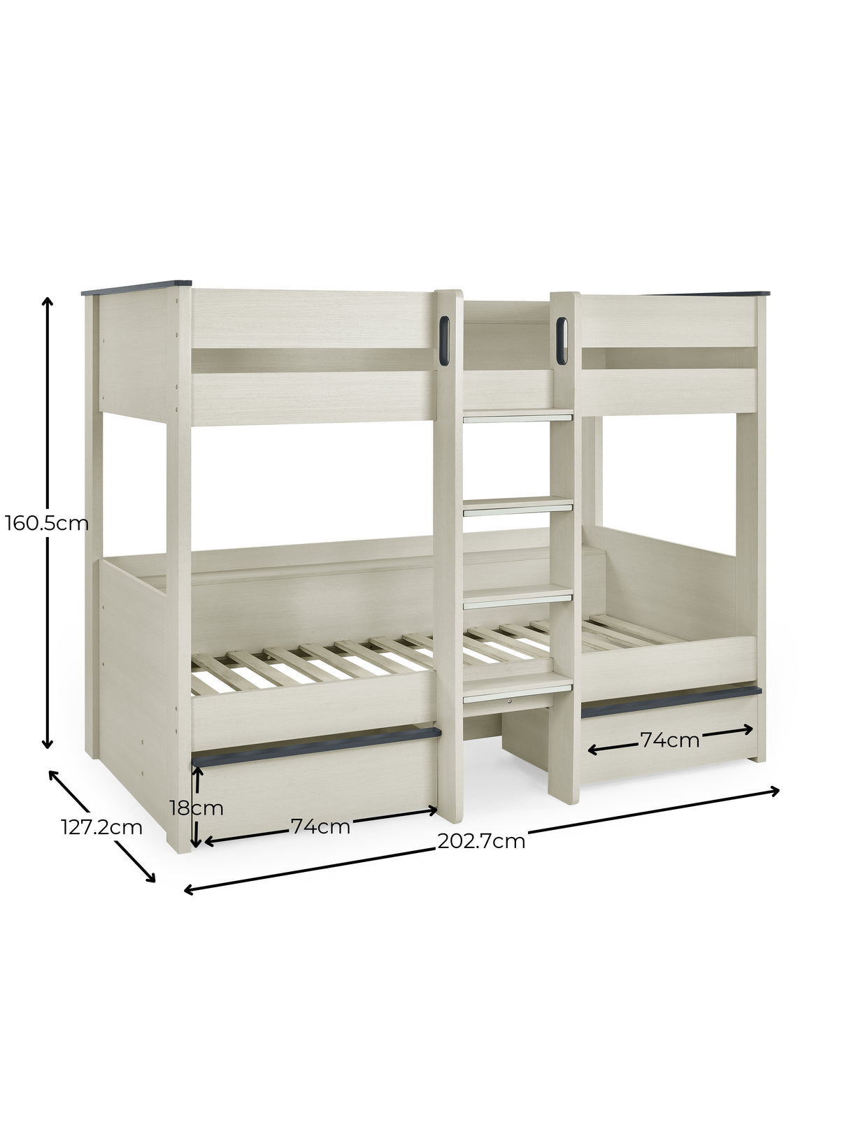 Celeste Bunk Bed with Drawers
