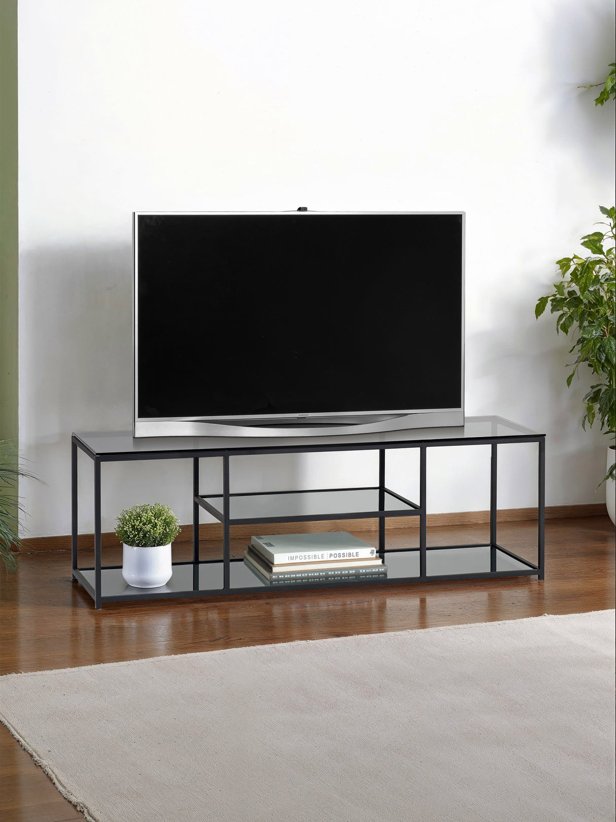 Chicago Glass TV Stand