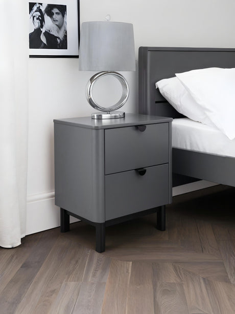 Chloe 2 Drawer Bedside Table