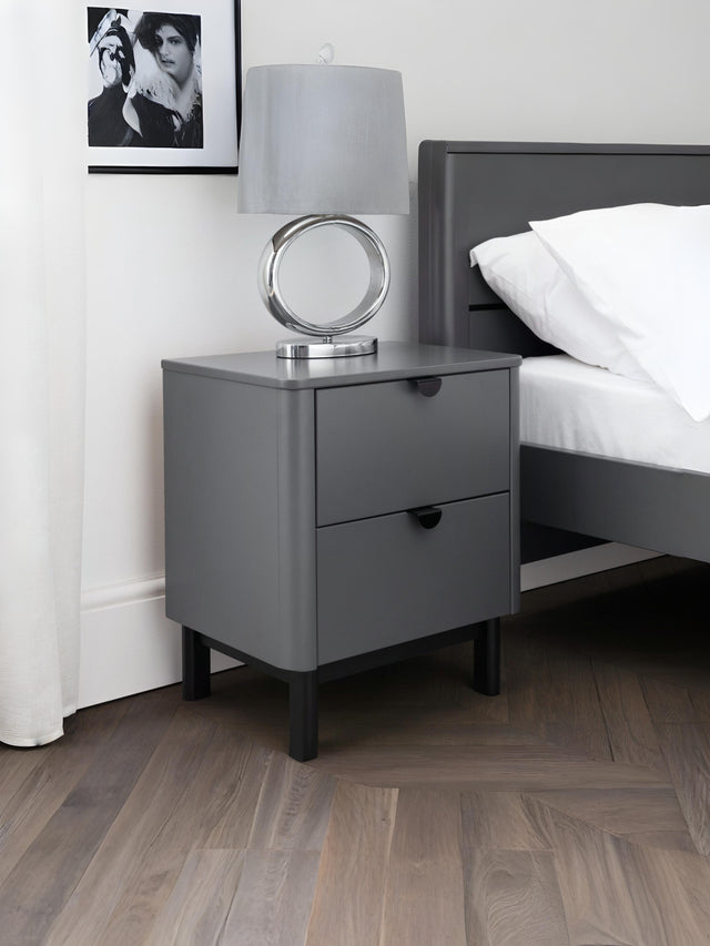 Chloe 2 Drawer Bedside Table