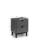 Chloe 2 Drawer Bedside Table