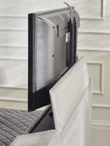 Clara Upholstered TV Ottoman Storage Bed