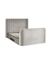 Clara Upholstered TV Ottoman Storage Bed