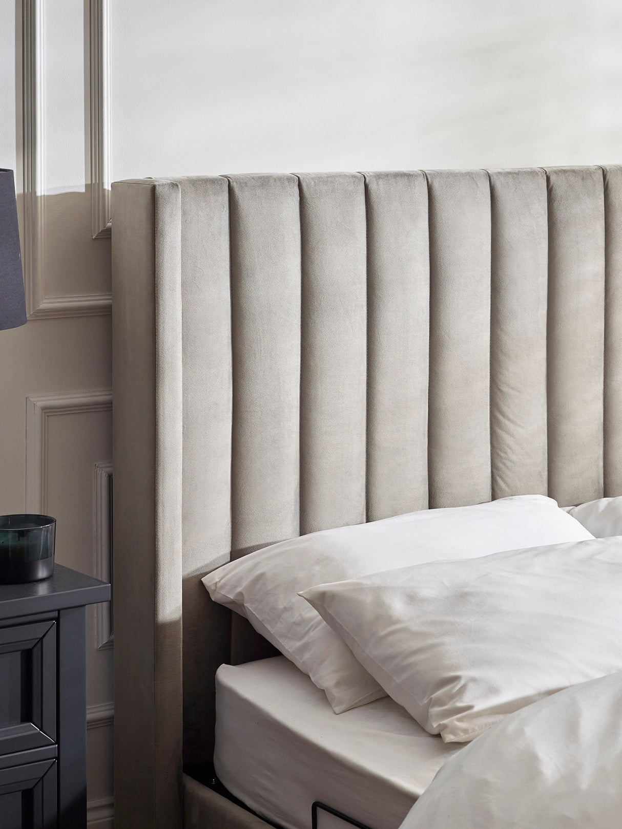 Clara Upholstered TV Ottoman Storage Bed