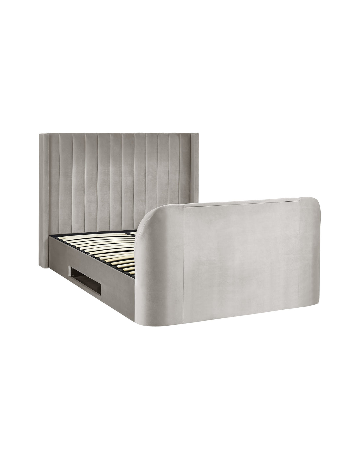 Clara Upholstered TV Ottoman Storage Bed
