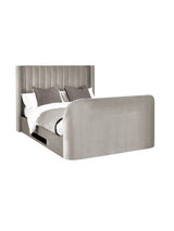 Clara Upholstered TV Ottoman Storage Bed