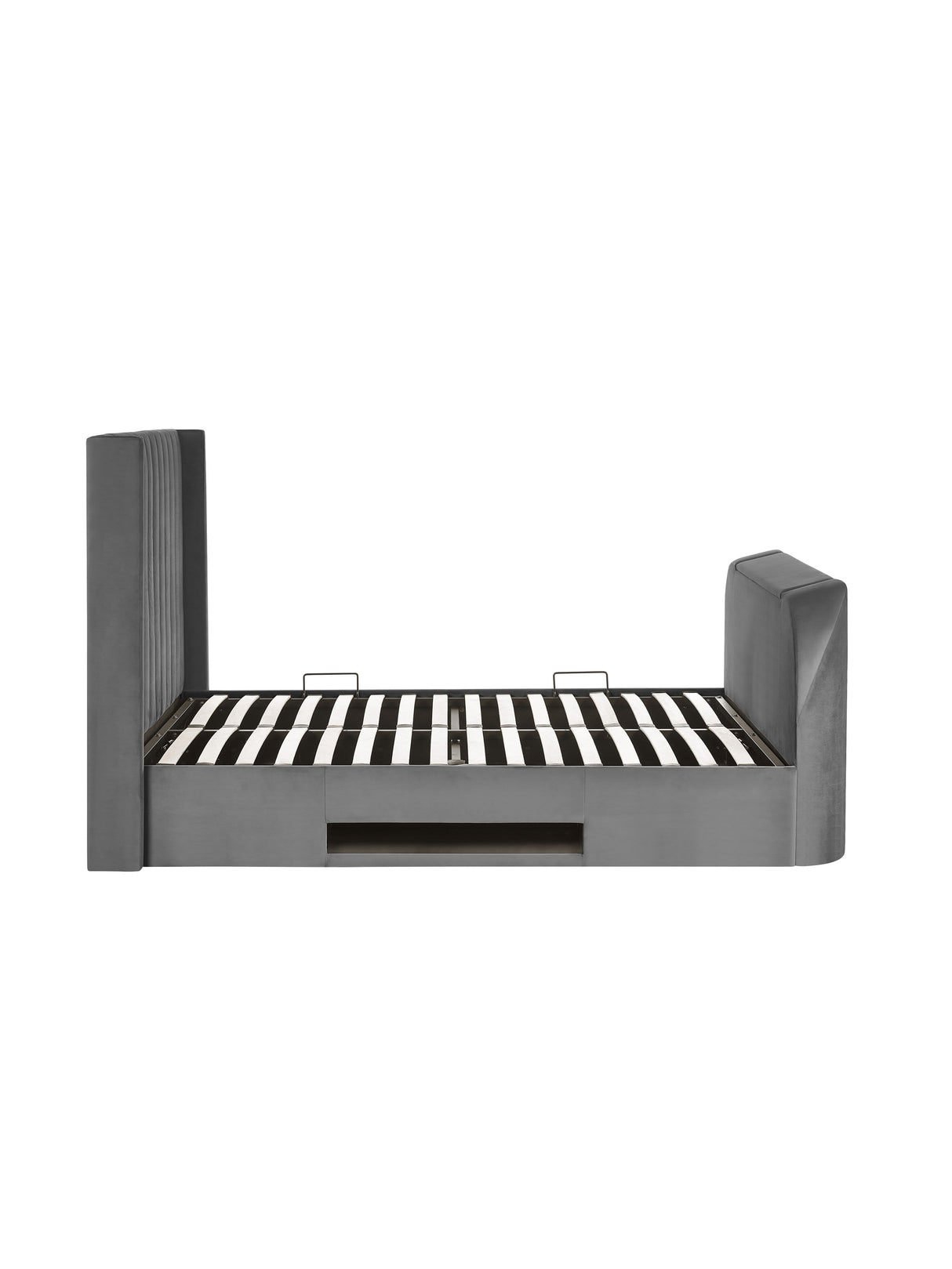 Clara Upholstered TV Ottoman Storage Bed